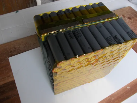 Bloque de celdas con aislamiento
